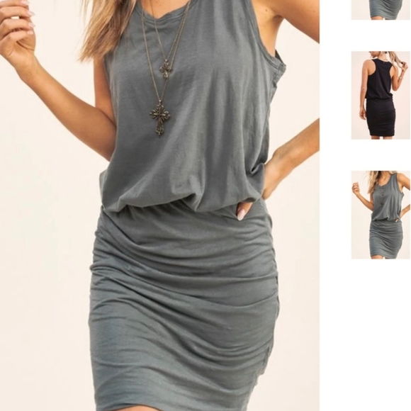 Jersey Knit Racerback Dress - Picture 3 of 3